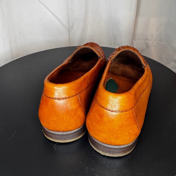 Johnston & Murphy Hand Crafted Tassel Loafers Leather Slip On Shoes Womens 8.5M - Picture 7 of 9